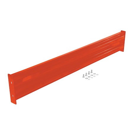 Vestil Bolt-On Style Guard Rail 6 Ft Orange GR-F2R-BO-6-OR
